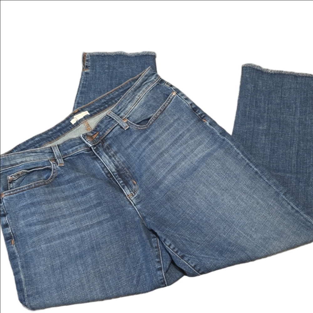 EILEEN FISHER Ankle Denim Blue Jean Organic Cotton